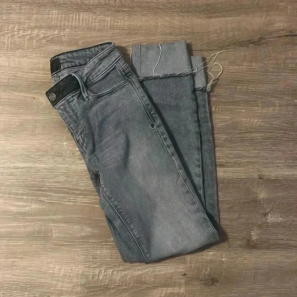 RtA // Dark Gray Ankle & Cropped Jeans - Picture 1 of 10